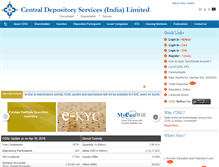 Tablet Screenshot of cdslindia.com